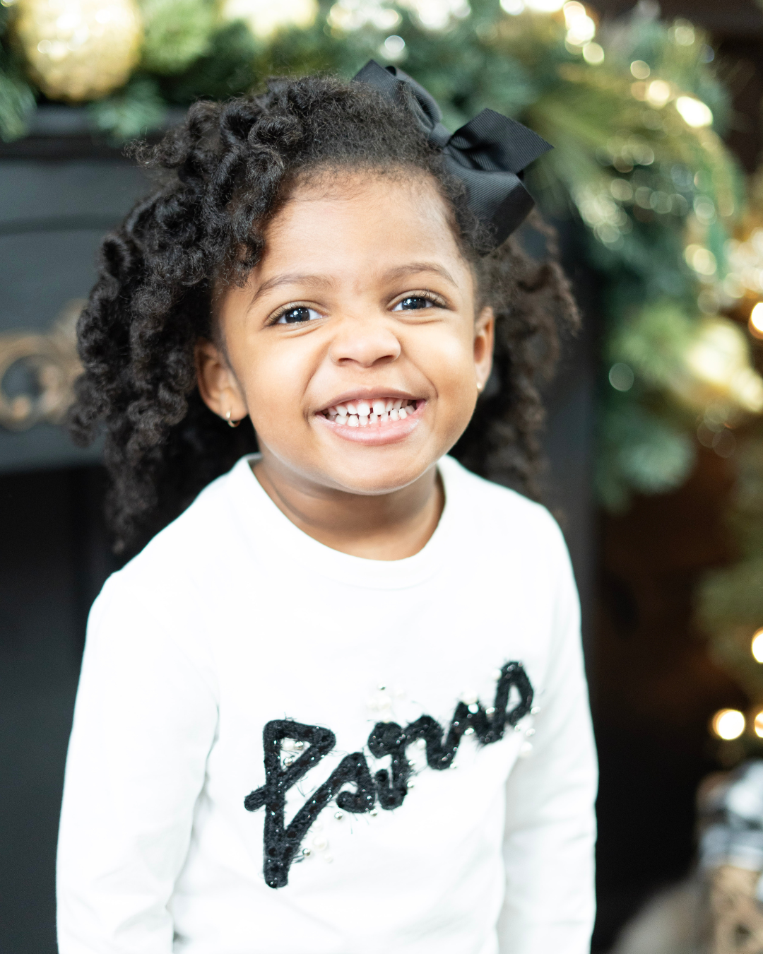 Paris Embellished Shirt (Black)