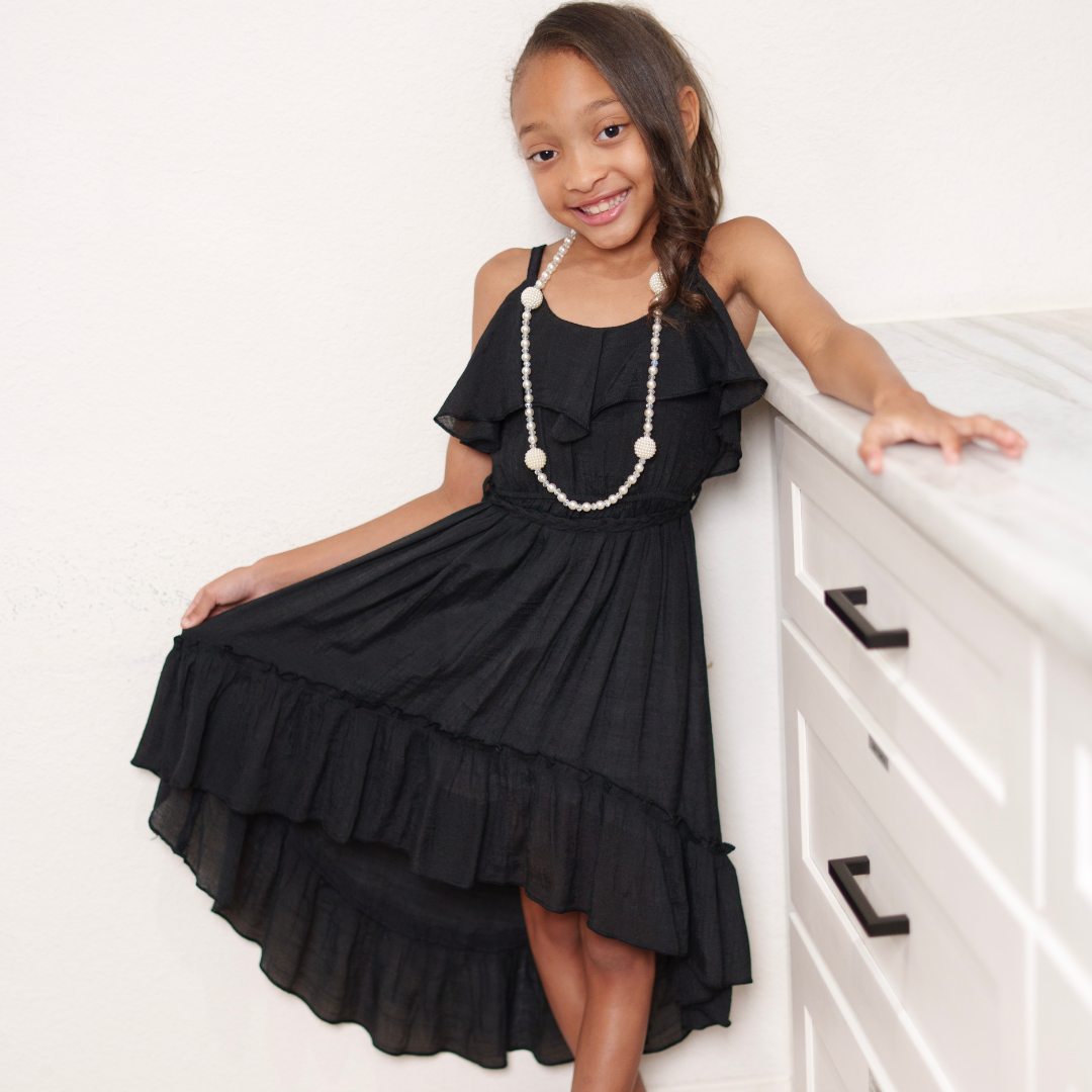 Lila Graceful Hem Dress