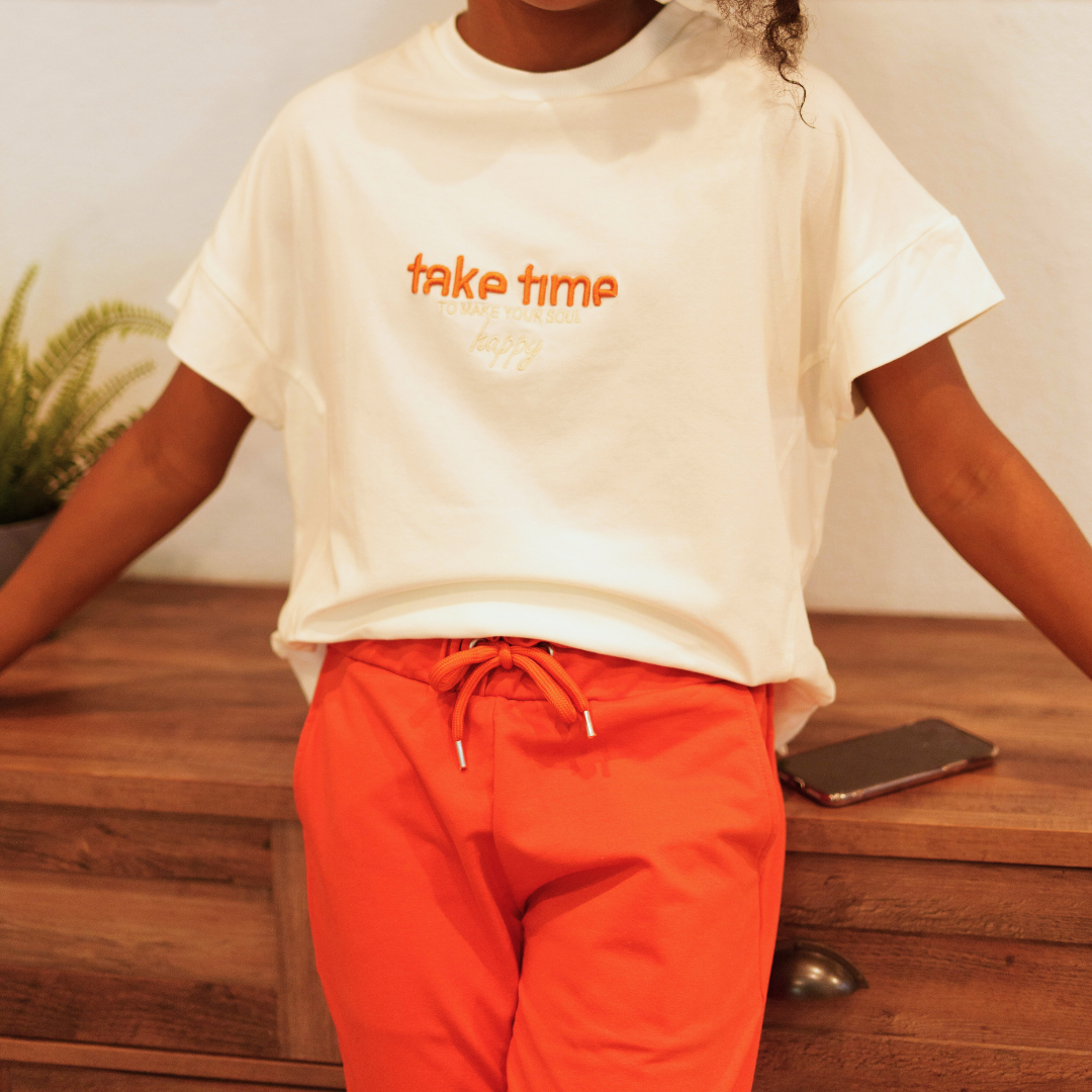 Harmony Straight Leg Pants (Orange)