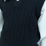 Amere Cable Knit Sweater Vest