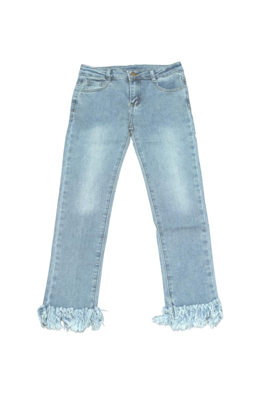 Harper Frayed Hem Jeans